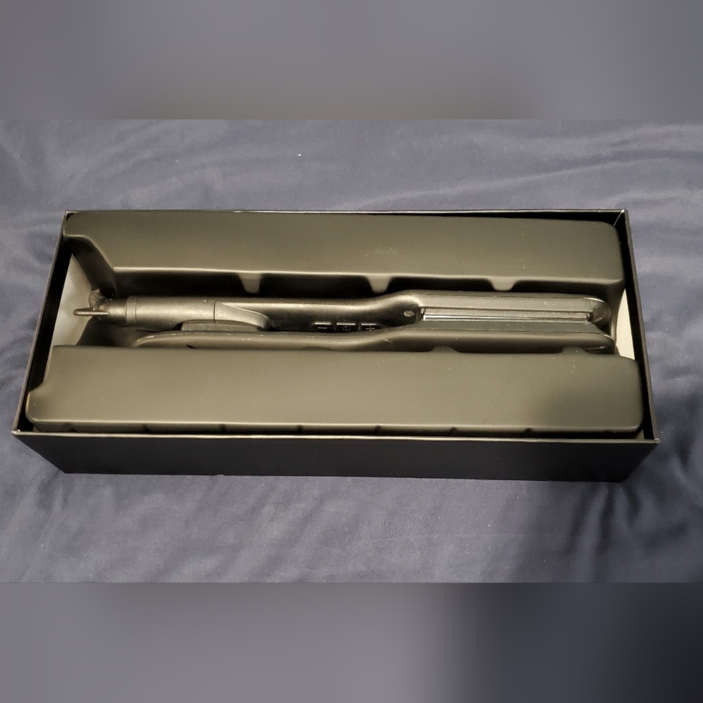 Sleek Black Hair Styling Tool